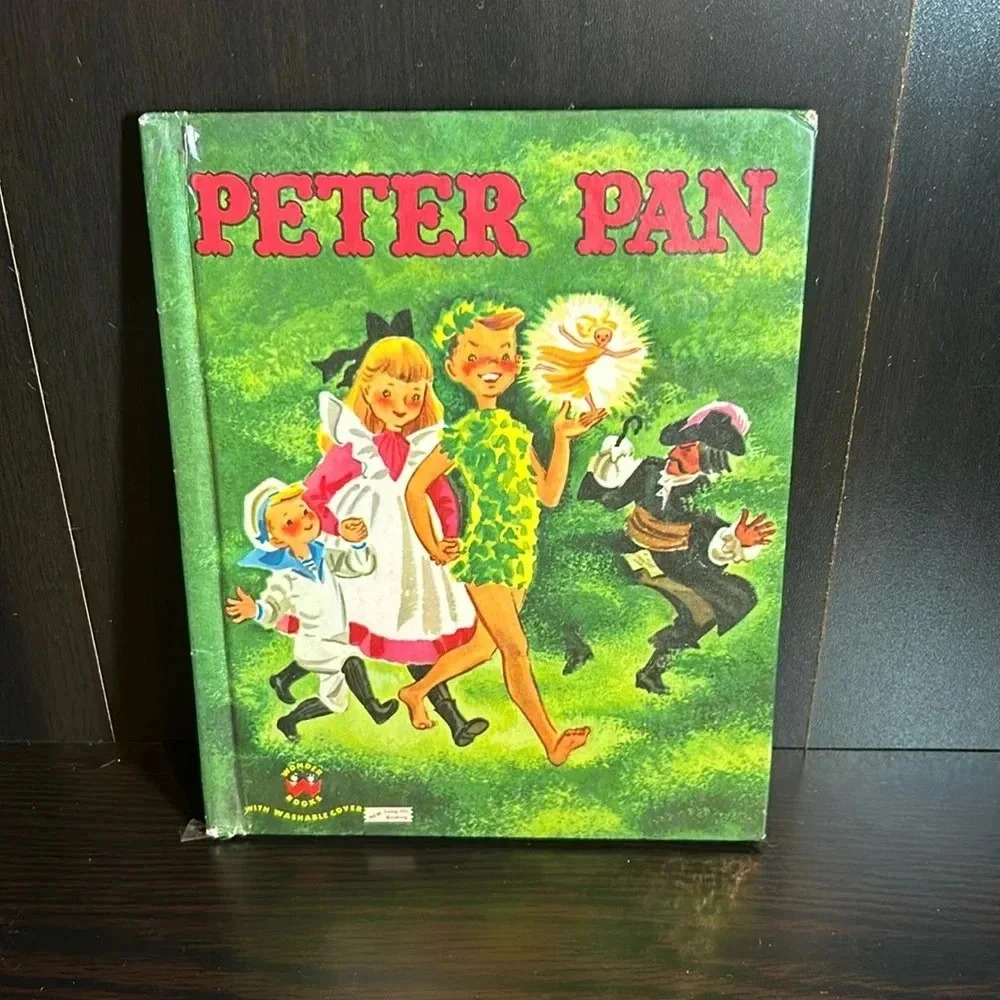 PETER PAN Vintage Children's Classic Illustrated WONDER BOOK 1952 good condition